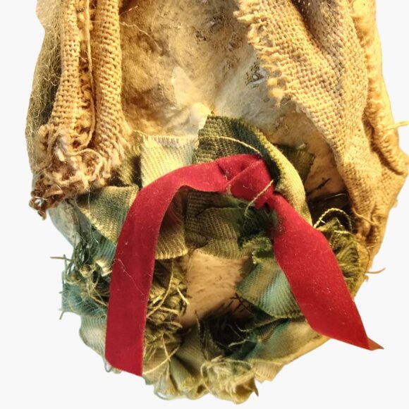 Woblers Woods Folk Art Snowman Decoration Vintage Rustic Cottage Cabin Art - Picture 10 of 12